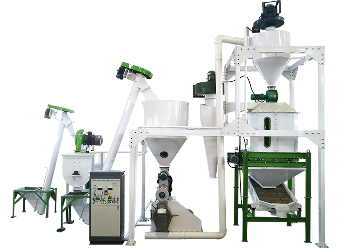 1-2T/H Animal Feed Pellet Production Line