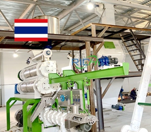 1T/H Sinking Fish Feed Pellet Mill in Thailand