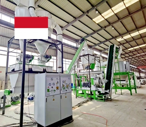 3-5T/H Grass Pellet Mill in Indonesia