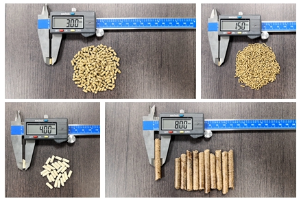 Final feed pellets that can be produced