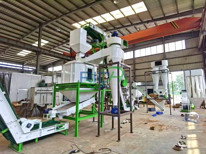 straw pellet production line