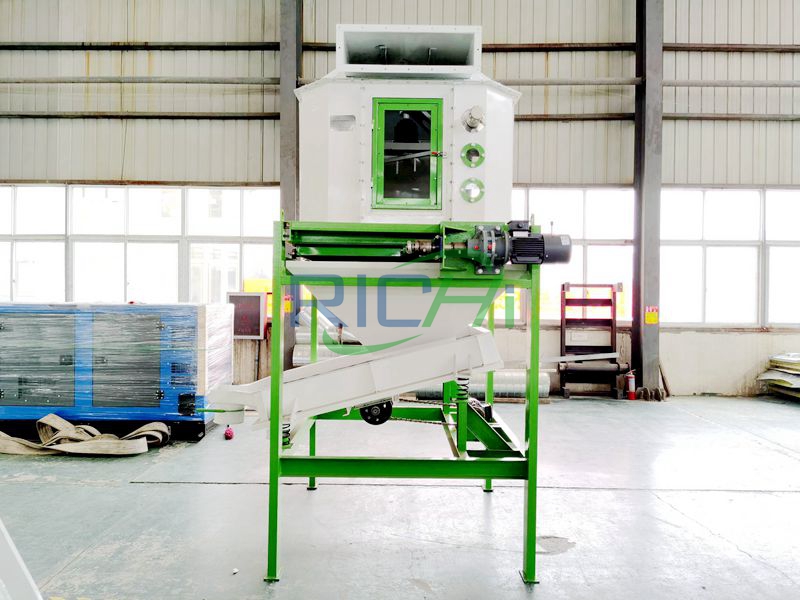 cooling machine on chicken feed pellet production line