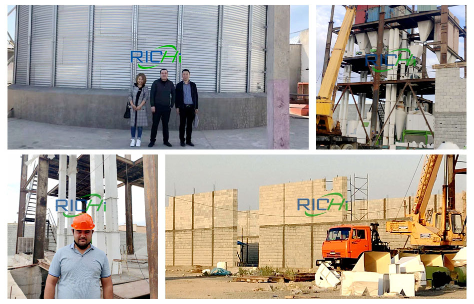 10TPH Animal Feed Processing Plant for Uzbek customer