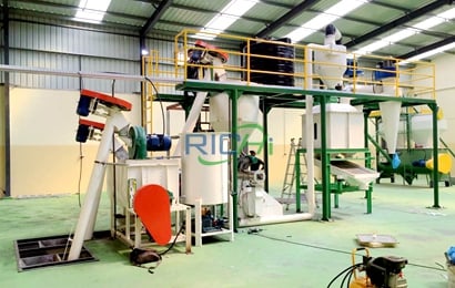 Animal feed processing plant