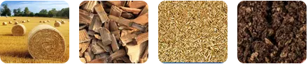 Biomass pellet making machine raw materials