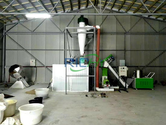 100-150kgh floating fish feed extruder in Ukraine