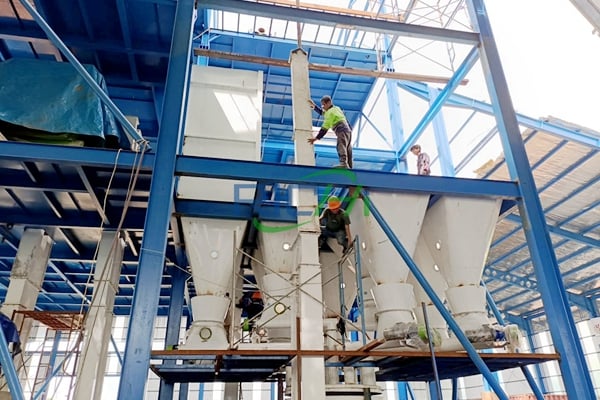 2TH shrimp feed pellet mill in Indonesia