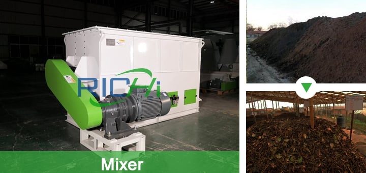 Chicken manure mixer