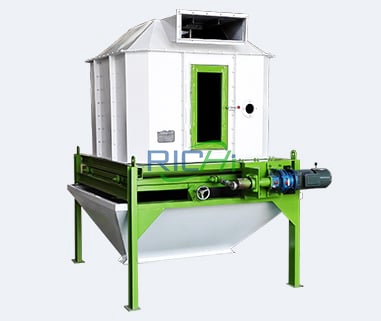 Expanded pellet cooling machine