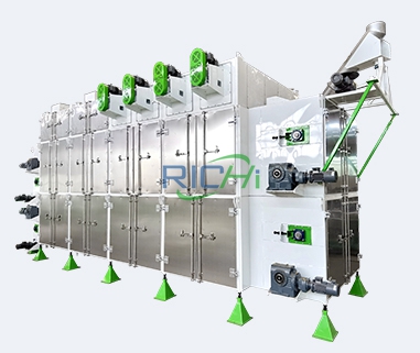 Extruded feed dryer