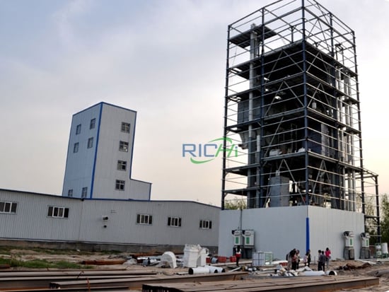 Extruding Fish Feed production line in Iran