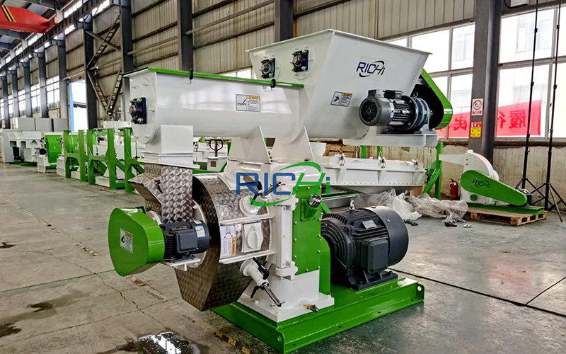 MZLH520 organic fertilizer pellet mill in Thailand