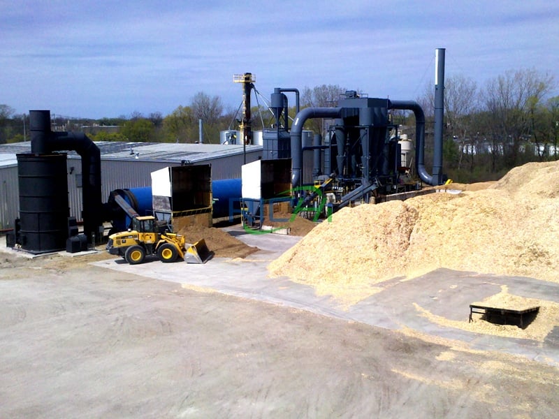 10-12TH Wood Pellet Processing Plant in China