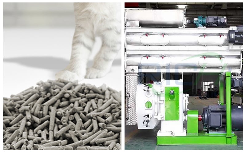 1TH tofu cat litter making machine in Thailand