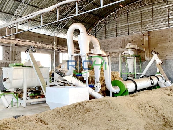 biomass pellet production line